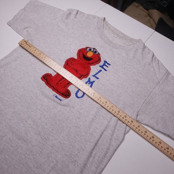 Vtg Fuzzy Elmo Sesame Street textured tee - Picture 6 of 8